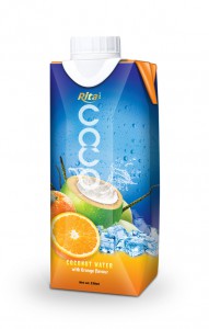 330ml Orange Flavour Coconut Water